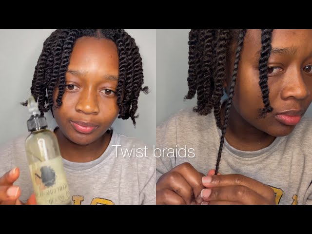 Twisting my natural hair