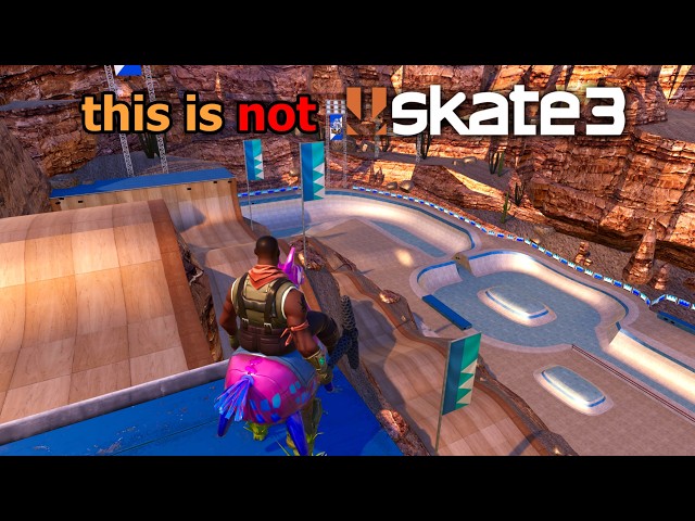 Playing the Skate 3 Map in Fortnite