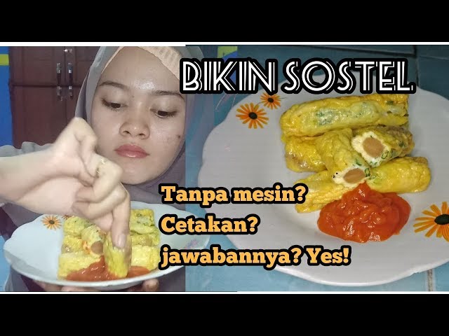 Ide BISNIS || CARA MEMBUAT SOSTEL Tanpa mesin atau Cetakan || Super SIMPLE || Mulyanah Adeva