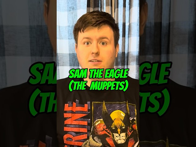 Drawing Sam the Eagle! 🇺🇸 The Muppets’ Sternest Critic 🎨 #shorts