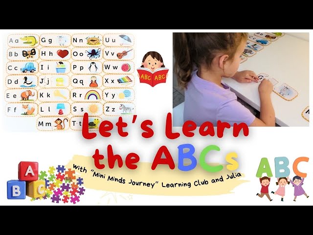 Let’s Learn Letters of the ABC with Puzzle Cards