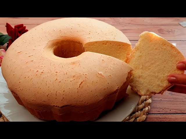 Without yeast, milk, oil and flour, At a height of more than 10 cm, Soft and fancy sponge cake!