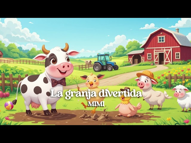 La Granja Divertida 🐮 | Canción para niños #cancionesinfantiles #diversióneducativa