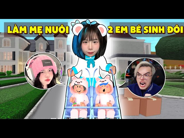 Mèo Simmy 1 Ngày Làm Mẹ Nhận Nuôi Em Bé SINH ĐÔI Sammy Và Phong Cận Roblox !!