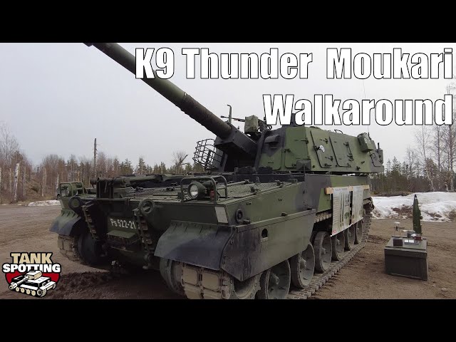 K9 Thunder Moukari Walkaround - SPG 155 mm Howitzers  [4K]