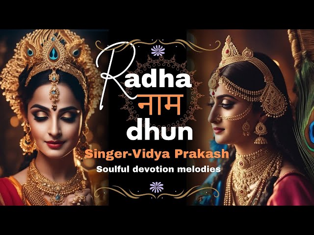 🙏श्री राधा नाम धुन🌸| Radha Naam 2024 | Soulful Devotion Melodies | Vidya Prakash |Radha|Shivi Sareen