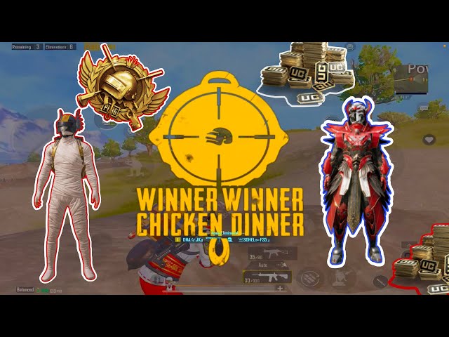 I played 💔RANDOM THREE🤑RICH players || blood reven👿|| mommy set wow 😮|| pubg mobile ||