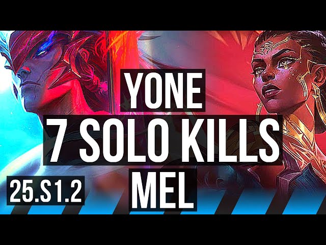 YONE vs MEL (MID) | 7 solo kills | BR Challenger | 25.S1.2