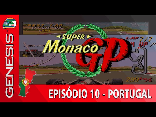 Acelerando com Super Danilo no Super Monaco GP do Mega Drive - GP Portugal - pt9