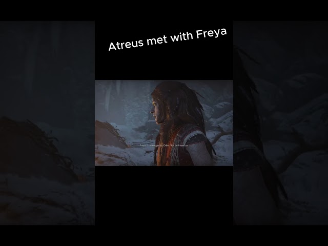 Atreus met with Freya #ragnnarok #gaming  #atreus