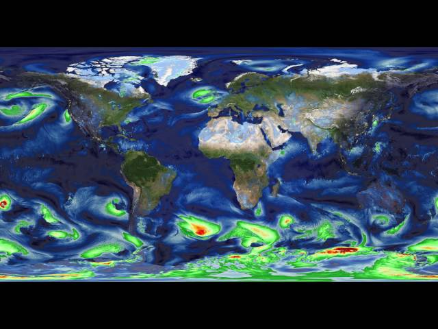 Surface Winds 360 VR Data Visualization