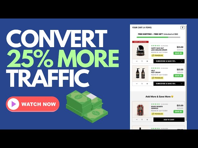 Unlock 25% More Revenue: Fix Your Shopify Cart Abandonment!