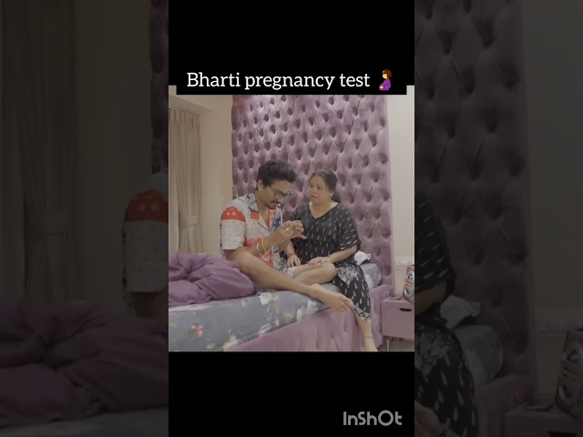 Bharti ki pregnancy test video🤣 | Bharti Singh | Harsh limbachiya #shorts #ytshorts  #shortvideo