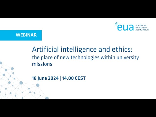 Artificial intelligence and ethics: the place of new technologies within university missions