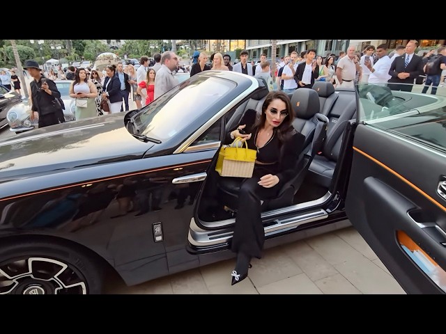 MONACO LADIES BEST SUPERCAR ARRIVALS & BILLIONAIRES NIGHTLIFE IN MONACO