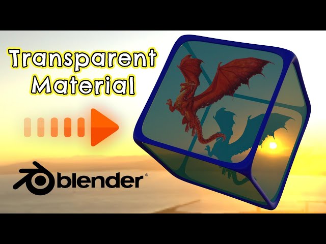 Blender 4.2 | How to Make Transparent Materials in Cycles and Eevee