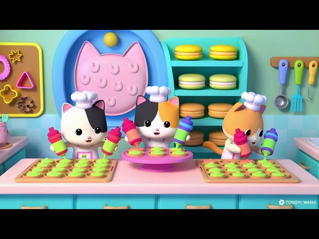 Les Chats Pâtissiers 🎂Une Chanson Rythmée pour Enfants !