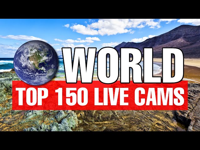 🔴 150 TOP LIVE CAMS around the world with relaxing music ☕  |  SkylineWebcams