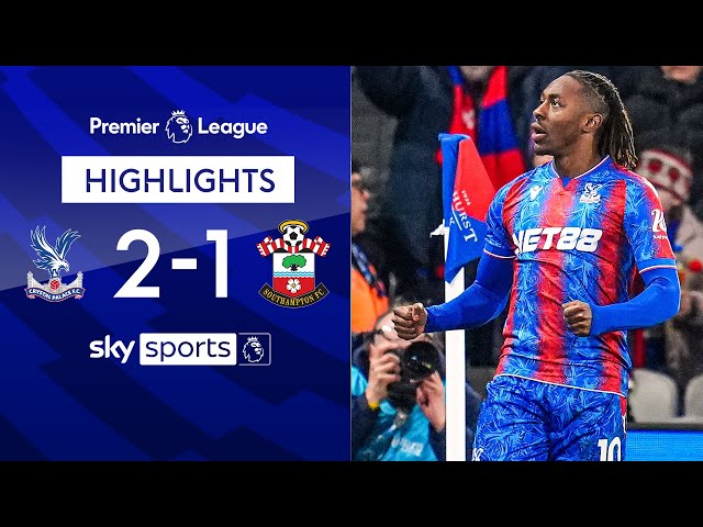 Eze secures 2nd home win for Palace 🦅 | Crystal Palace 2-1 Southampton | Premier League highlights