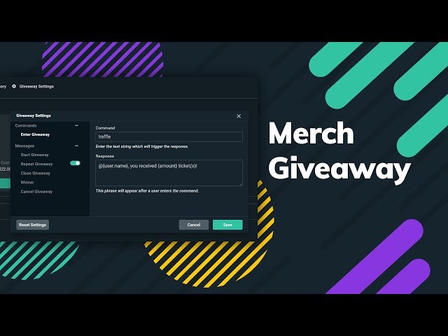 How to Set up and Run a Streamlabs Merch Giveaway