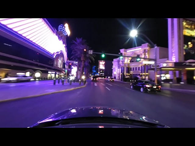 Lenovo Mirage Camera VR 180 Video Of The Las Vegas Strip, 3AM, April 6 2024.