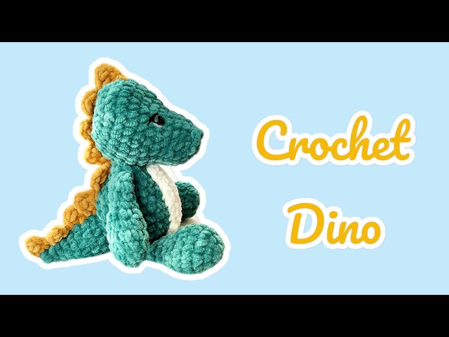 How to crochet a Dinosaur 🦖 / Amigurumi Dino 🦖❤️/ crochet dino toy/ Easy Amigurumi tutorial