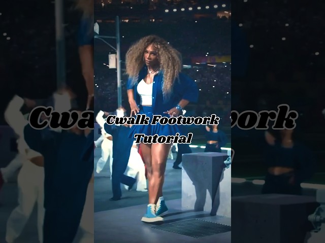 Serena Williams cwalk Performance in Super Bowl Tutorial #serenawilliams #kendricklamar #cwalk