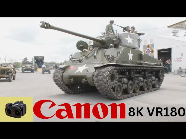 Sherman Tank Armed Forces Day Findlay Ohio 2023 Canon 8K60 VR180