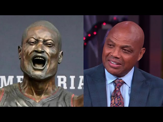 Inside the NBA reacts to Dwayne Wade's Statue 🤣