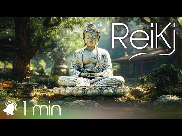 Reiki Music with Bell Every 1 Minute | Complete Body & Mind Healing and Restoration