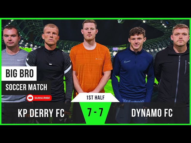 KP Derry 7-7 Dynamo | Akeel’s Saves Stun KP Derry in Shock First Half | Big Bro Soccer (1st Half)