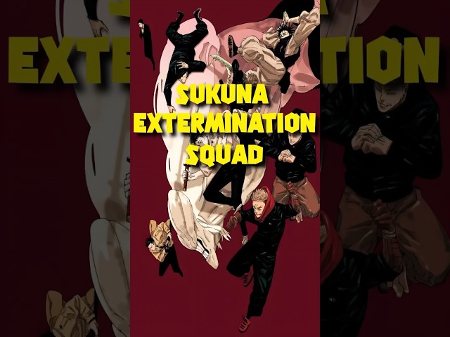 Sukuna Extermination Squad #anime #gojo #jjk #jujutsukaisen #sukuna #shorts #fyp  #yuta #itadori