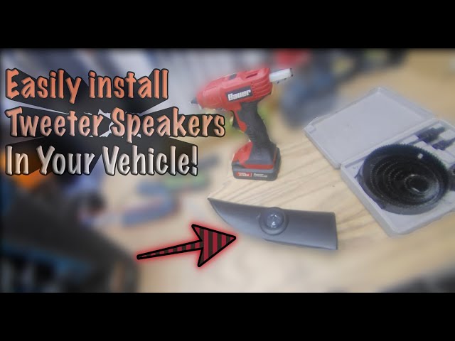 SUPER EASY tweeter speaker install, let's make it happen!!