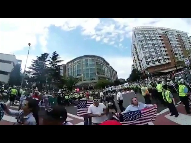 Unite the Right 2 March Part 1 360 degrees