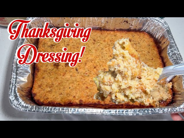 OUR HOLIDAY CORNBREAD DRESSING TO BE DESIRED! | LETS COOK!