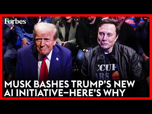 Elon Musk Is Bashing Donald Trump’s New AI Initiative ‘Stargate’