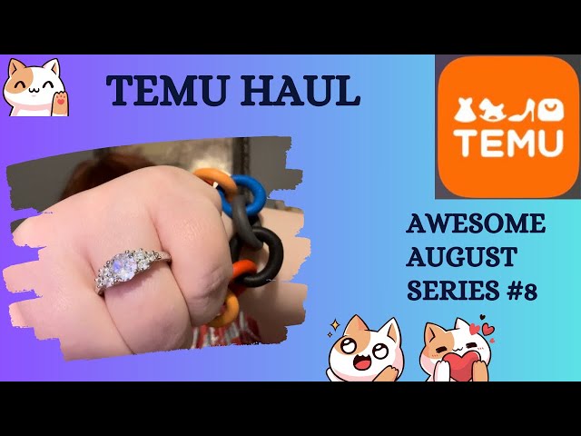 ✨ Bling Ring Temu Haul ✨