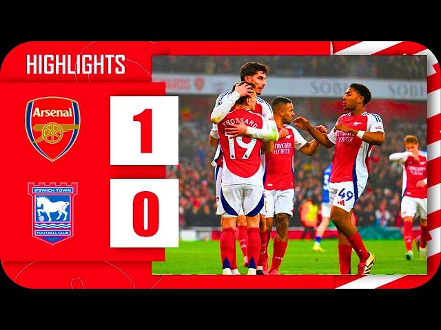 Kai Havertz Goal | Arsenal vs Ipswich Town 1-0 Highlights | Premier League 2024/25