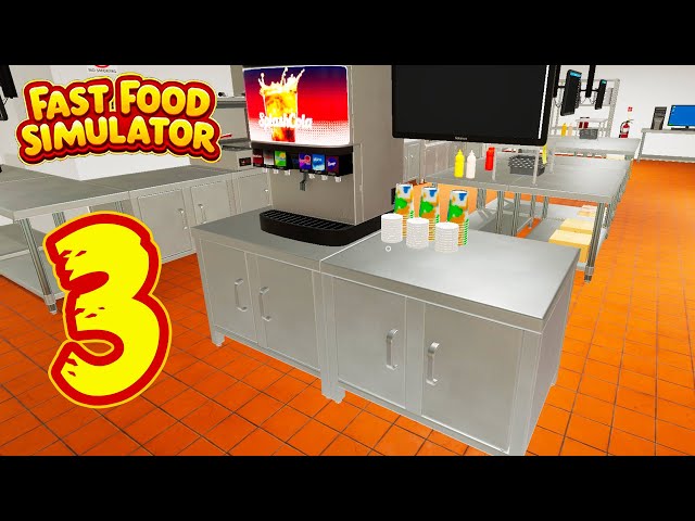 ABBIAMO LE BEVANDE!! - FAST FOOD SIMULATOR - [Let's Play ITA - PARTE 3]