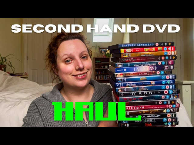 All The Physical Media I Hauled in January 2025 | Second Hand DVDS