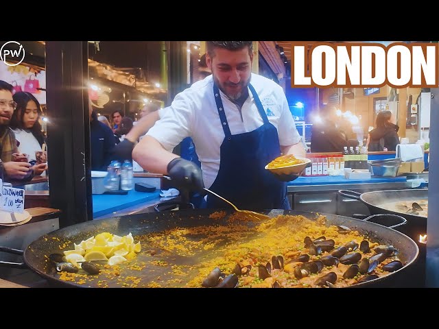 London Walk | BEST Street Food in London? Go To The World's Famous Borough Market!