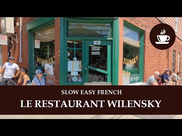 LE CÉLÈBRE RESTAURANT WILENSKY À MONTRÉAL - Intermediate Quebec French with Subtitles | Frenchpresso