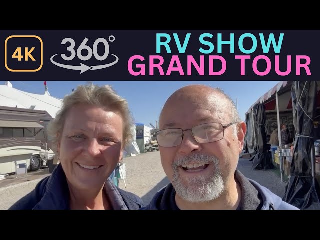 4K 360 degree Virtual Tour of the Quartzsite Big White Tent RV Show.