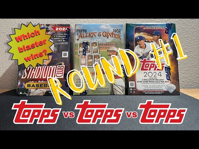 BLASTER BATTLE #1: 2024 Topps Baseball Retail Rip – Update, Allen & Ginter, Stadium Club