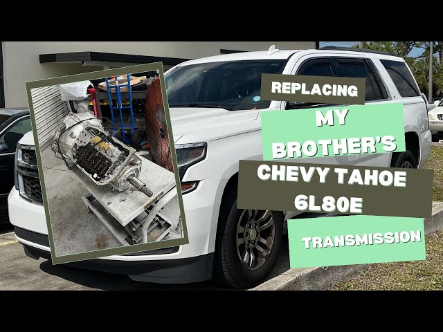 Replacing My Brother’s BLOWN 6L80E Transmission on His Tahoe! Part 1