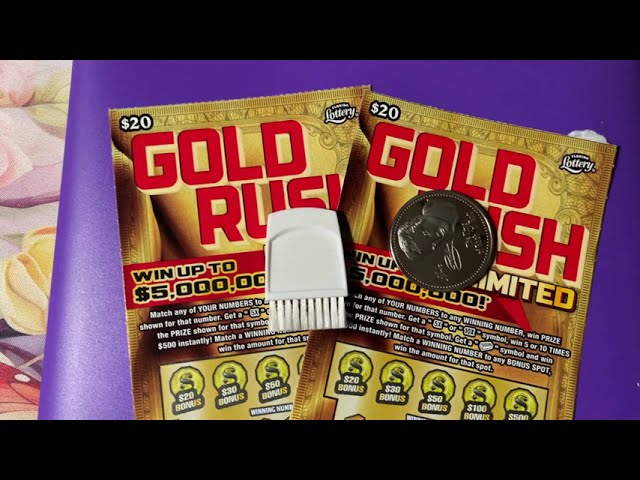 Gold Rush Lottery Tickets 24 and 25