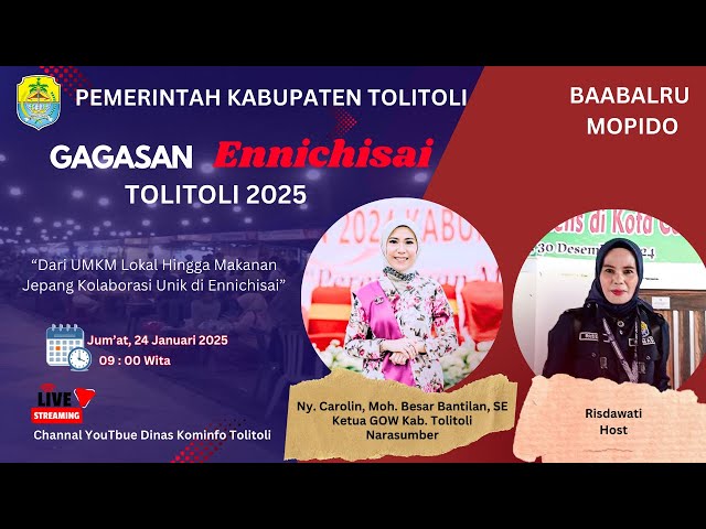 GAGASAN DAN KOLABORASI UNIK UMKM - ENNICHISAI TOLITOLI 2025