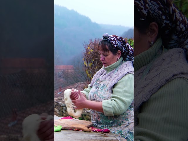 Cooking village bread with river pebbles!  🪨🍞  #village #cooking #bread #outdoors