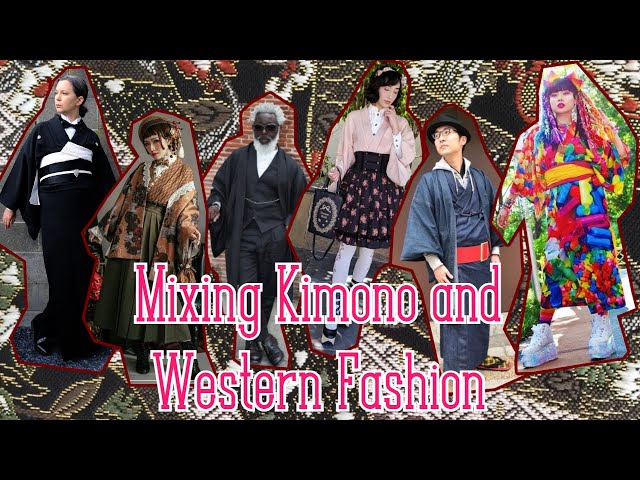 Mixing Western Fashion and Kimono