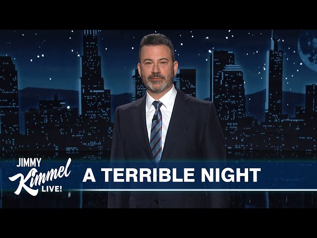 Jimmy Kimmel Reacts to Donald Trump Winning the Presidential Election